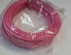 1.5 cm Saten Kaplı Fuşya Rengi Taç 12 Adet 3244mp