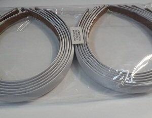 2 cm Saten Kaplı Beyaz Renk Taç 12 Adet 3235mp