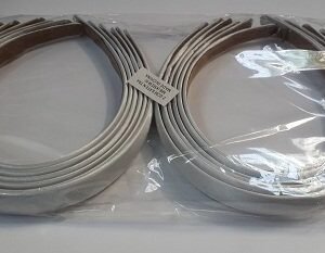 2 cm Saten Kaplı Krem Rengi Taç 12 Adet 3240mp