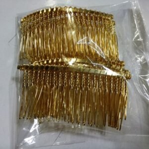 20 Dişli Altın Rengi Tarak Toka 10 Adet 2061mp