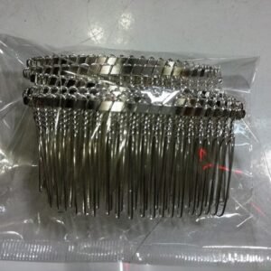 20 Dişli Gümüş Rengi Tarak Toka 10 Adet 2060mp