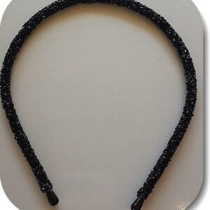 Simli Siyah Kordon Tac 5497mp