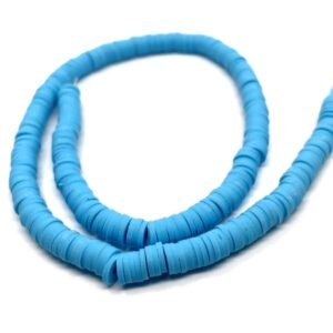 Fimo Boncuk 6 Mm Gök Mavi Renk, Takı Malzemesi