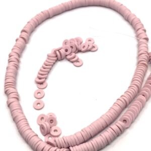 Fimo Boncuk 6 Mm Soft Pembe Renk, Takı Malzemesi