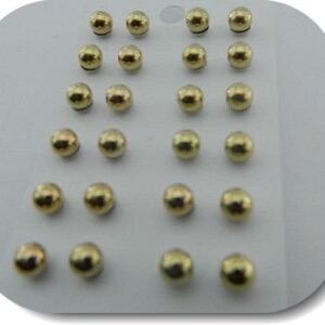 6 mm Altin Rengi Top Kupe 12 Cift 2928tb