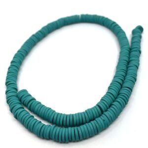 Fimo Boncuk 6 Mm Petrol Mavi Renk, Takı Malzemesi