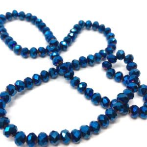 Fimo Boncuk 6 Mm Sax Mavi Renk, Takı Malzemesi