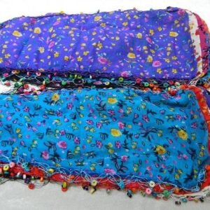 Ahşap Boncuk Oyalı Şal Fular 12 Adet 7948as