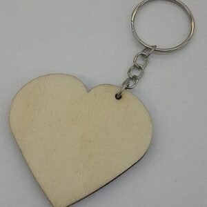 Ahsap Kalpli Isim Yazilan Anahtarlik 12 Adet 4485mp