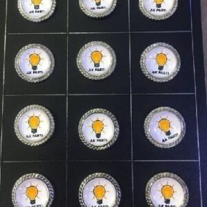 Ak Parti Yaka Rozeti 12 Adet 3595ub