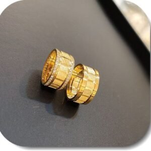 Altin Kaplama Alyans Yuzuk 12 Adet 473eb