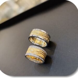 Altin Kaplama Alyans Yuzuk 12 Adet 474eb