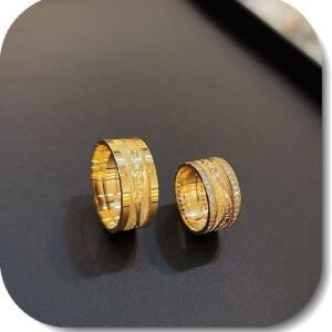 Altin Kaplama Alyans Yuzuk 12 Adet 476eb