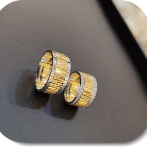 Altin Kaplama Alyans Yuzuk 12 Adet 477eb