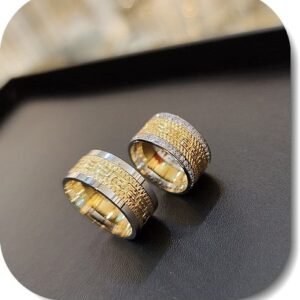 Altin Kaplama Versace Model Alyans Yuzuk 12 Adet 475eb