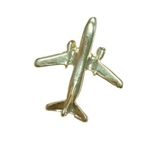 Altin Rengi Cift Motorlu Ucak Yaka Rozeti 30 Adet 5310mp