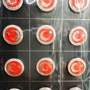 Ay Yıldız Yaka Rozeti 12 Adet 1948mp