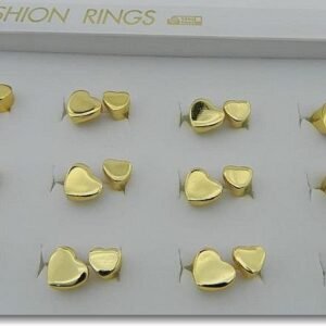 Ayarlanabilir Kalp Yuzuk 12 Adet 4084tb