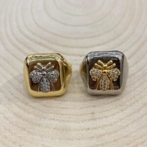 Ayarlanabilir Zirkon Tasli Yuzuk 2 Adet 2058ar