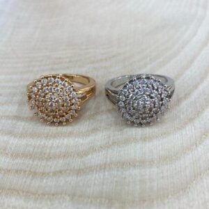 Ayarlanabilir Zirkon Tasli Yuzuk 2 Adet 2069ar