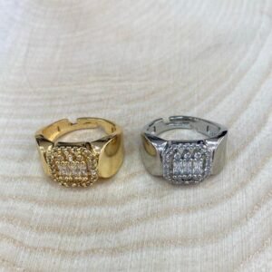 Ayarlanabilir Zirkon Tasli Yuzuk 2 Adet 2081ar