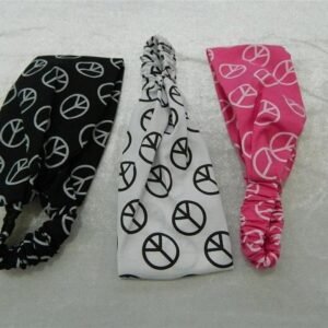 Barış Sembollü Paraşüt Saç Bandı 12 Adet 3384mp