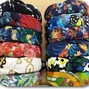 Baskili Desenli Karisik Zara Tac 12 Adet 7081mp