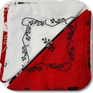 Baskili Sac Bandana 12 Adet 3774an