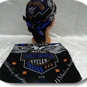 Baskili Sac Bandana 12 Adet 225tb