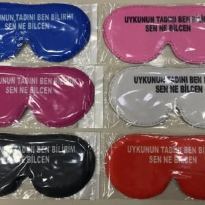 Baskili Uyku Goz Bandi 12 Adet 3436ib
