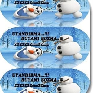 Baskili Uyku Goz Bandi 12 Adet 3441ib