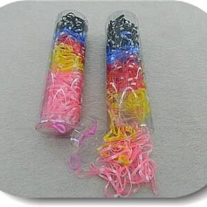 Buyuk Boy Karisik Renk Kalin Perma Lastik Toka 12 Paket 5468mp