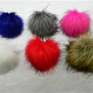 Büyük Boy Ponpon Anahtarlık 12 Adet 1829mp