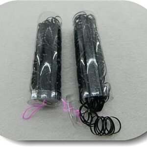 Buyuk Boy Siyah Renk Kalin Perma Lastik Toka 12 Paket 5469mp