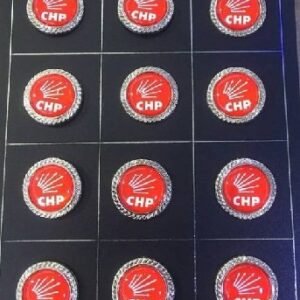 Chp Parti Yaka Rozeti 12 Adet 3608ub