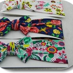 Cicek Baskili Fiyonk Sac Bandi 12 Adet 6585mp