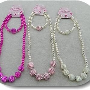 Cocuk Bileklik ve Kolye Seti 12 Adet 5490mp