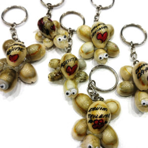 Deniz Kabuğu Kaplumbağa Anahtarlık 50 Adet 6550as