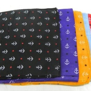 Denizci Capa Desenli Bandana 50*50 cm 12 Adet 4337mp