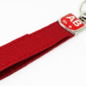 Deri AB Rh Pozitif Kan Grubu Anahtarlik 5034mp