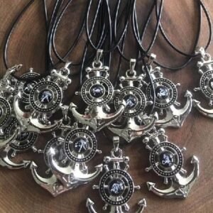 Deri Ipli Metal Gemici Dumen Capa Sallantili Kolye 12 Adet 3540ub