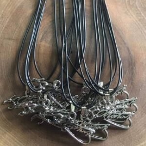 Deri Ipli Metal Ataturk Imza Sallantili Kolye 12 Adet 3520ub