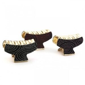 Desenli Kucuk Boy Mandal Toka 12 Adet 9316ab