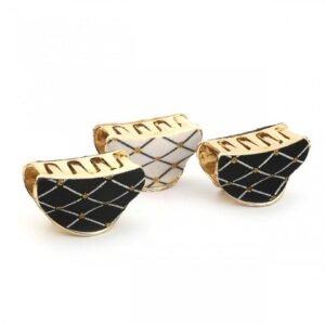 Desenli Kucuk Boy Mandal Toka 12 Adet 9318ab