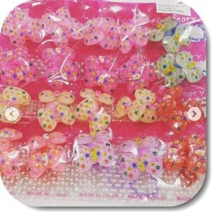 Desenli Papyon Figurlu Cocuk Lastik Toka 20 Cift 5935mp