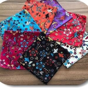Cicek Desenli Sac Bandana 12 Adet 3451ib