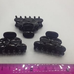 Desenli Siyah Mandal Toka 24 Adet 4119mp