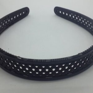 Desenli Siyah Plastik Tac 12 Adet 4123mp