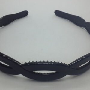 Desenli Siyah Plastik Tac 12 Adet 4132mp