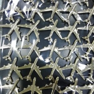 Dört Motorlu Altın Rengi Uçak Rozet 30 Adet 1892mp